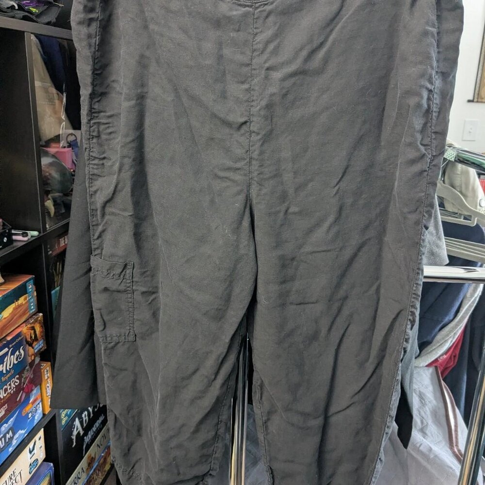 David Dart Black Capri Beach Pants Size L - Picture 1 of 7